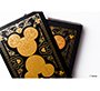 Baraja de cartas bicycle disney black and gold mickey