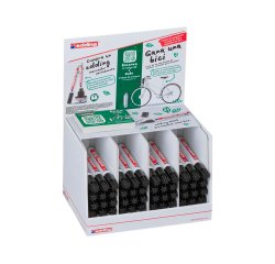 Rotulador edding marcador permanente 3000 negro expositor de 48 unidades