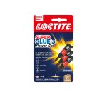 Pegamento loctite super glue-3 adhesivo instantaneo original power gel 1 g blister de 3 unidades