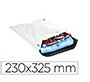 Sobre q-connect de plastico bolsa para envios 100% recicladas con autocierre color blanco 230x325 mm