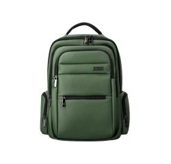 Mochila antartik volt 5 compartimentos color verde militar interior naranja 450x180x330 mm
