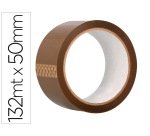 Cinta adhesiva q-connect polipropileno havana 132 mt x 50 mm para embalaje