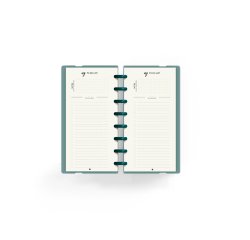 Planificador carchivo ingeniox my week check list my week semanal turquesa 105x210 mm
