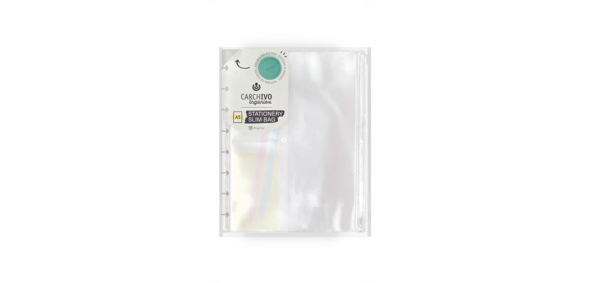 Estuche carchivo ingeniox slim bag my plans para planificador tamaño a5