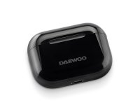 Auricular daewoo tws bluetooth 5.3 usb tipo-c con estuche de carga 500mah color negro