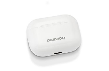 Auricular daewoo tws bluetooth 5.3 usb tipo-c con estuche de carga 500mah color blanco