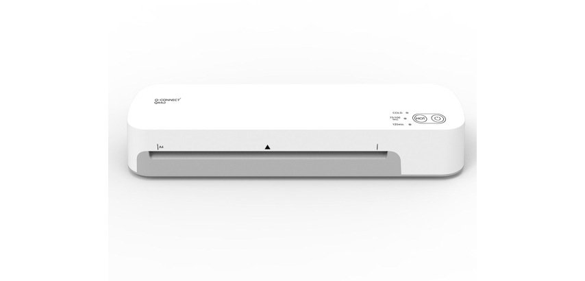 Plastificadora q-connect kf19091 din a4 estandar 2 rodillos hasta 125 mc