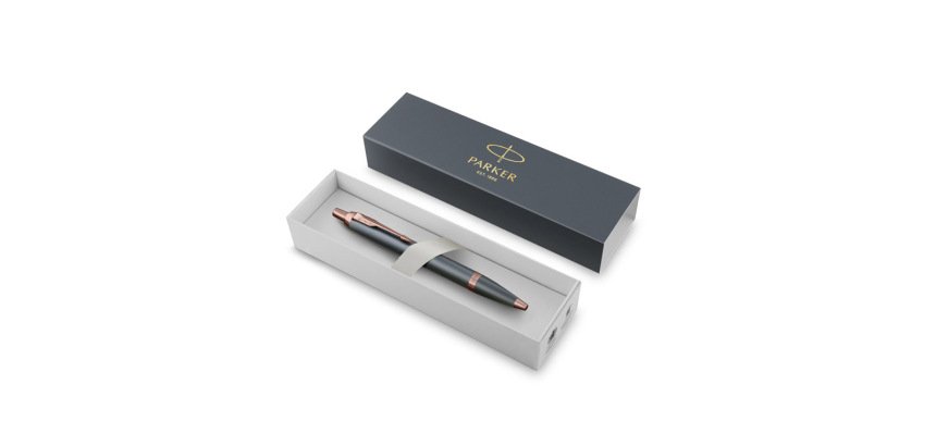 Boligrafo parker im rituals turquesa pizarra/cobre