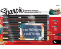 Rotulador sharpie acrilico creative markers bull tonos calidos blister de 5 unidades colores surtidos