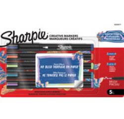 Rotulador sharpie acrilico creative markers bull blister de 5 unidades colores surtidos