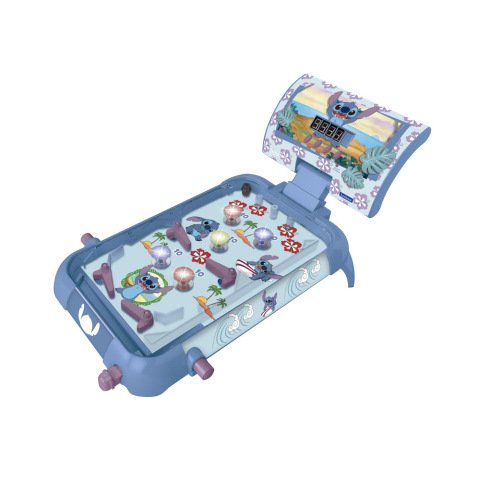 Pinball de mesa electronico lexibook stitch con sonidos y luces puntuacion digital