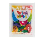 Globo 100% latex biodegradable vivalloons bolsa de 50 unidades colores surtidos