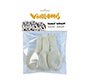 Globo 100% latex biodegradable vivalloons con cofetti metalizado oro/negro bolsa de 5 unidades