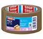 Cinta adhesiva tesa marron polipropileno 66 m x 50 mm para embalaje