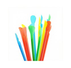 Sorbete para granizada cuchara color paquete de 100 unidades