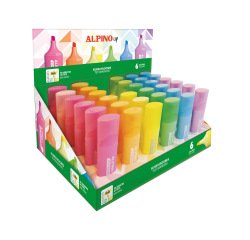 Rotulador fluorescente alpino up expositor de 36 unidades colores surtidos
