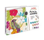 Juego alpino didactico pinta por numero alpino tropical