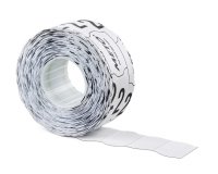 Etiquetas meto blanca 26x16 mm troqueladas adhesivo permanente rollo de 1000 unidades