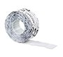 Etiquetas meto blanca 26x16 mm troqueladas adhesivo permanente rollo de 1000 unidades