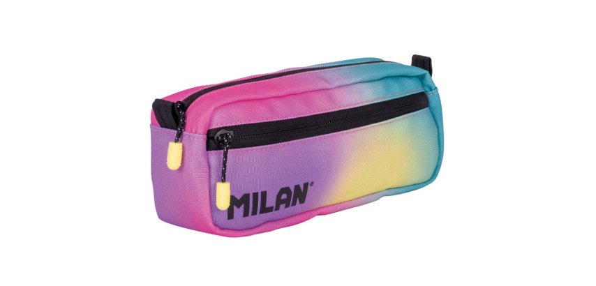 Estuche portatodo milan cuadrado 2 cremalleras sunset 210x85x61 mm