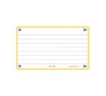 Ficha de revision oxford flashcards 2.0 75x125 mm 250 g rayado horizontal color amarillo paquete de 30