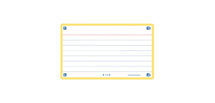 Ficha de revision oxford flashcards 2.0 75x125 mm 250 g rayado horizontal color amarillo paquete de 30
