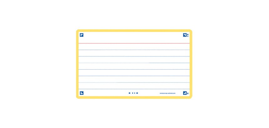 Ficha de revision oxford flashcards 2.0 75x125 mm 250 g rayado horizontal color amarillo paquete de 30