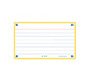 Ficha de revision oxford flashcards 2.0 75x125 mm 250 g rayado horizontal color amarillo paquete de 30