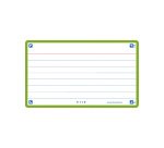 Ficha de revision oxford flashcards 2.0 75x125 mm 250 g rayado horizontal color verde menta paquete de 30