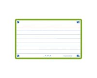 Ficha de revision oxford flashcards 2.0 75x125 mm 250 g rayado horizontal color verde menta paquete de 30