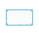 Ficha de revision oxford flashcards 2.0 75x125 mm 250 g rayado horizontal color turquesa paquete de 30