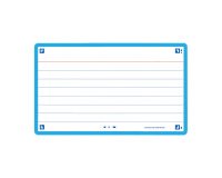 Ficha de revision oxford flashcards 2.0 75x125 mm 250 g rayado horizontal color turquesa paquete de 30