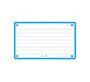 Ficha de revision oxford flashcards 2.0 75x125 mm 250 g rayado horizontal color turquesa paquete de 30