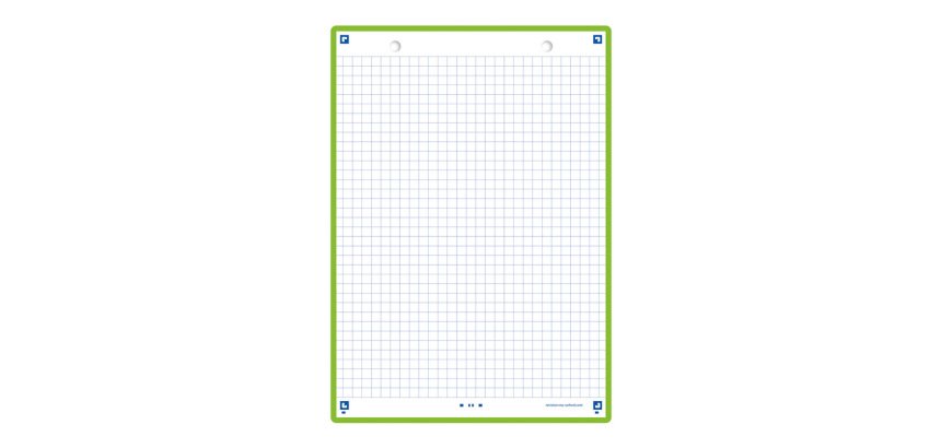 Ficha de revision oxford flashcards 2.0 148x210 mm 250 g cuadricula 5mm color verde menta paquete de 30 unidades