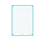 Ficha de revision oxford flashcards 2.0 148x210 mm 250 g cuadricula 5mm color turquesa paquete de 30