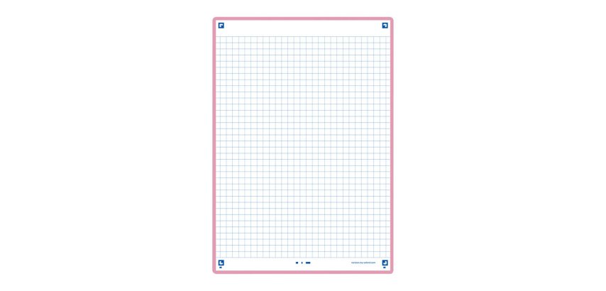 Ficha de revision oxford flashcards 2.0 148x210 mm 250 g cuadricula 5mm color rosa paquete de 30 unidades
