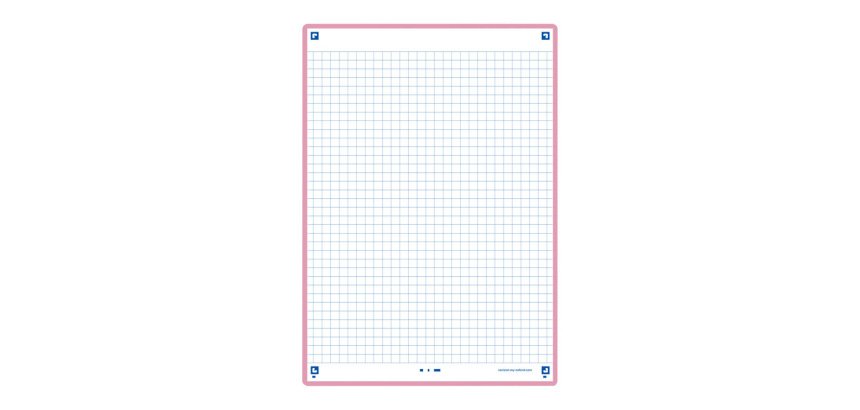 Ficha de revision oxford flashcards 2.0 148x210 mm 250 g cuadricula 5mm color rosa paquete de 30 unidades