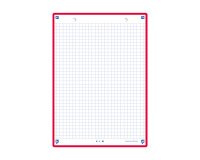 Ficha de revision oxford flashcards 2.0 148x210 mm 250 g cuadricula 5mm color rojo paquete de 30 unidades