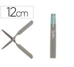 Tijera liderpapel plegable 12 cm con funda y clip colores surtidos