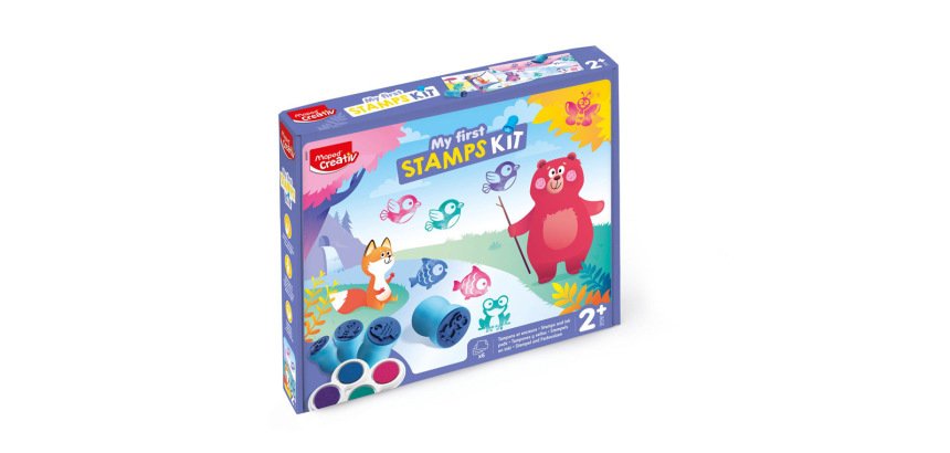 Juego educativo maped creative mi primer kit de sellos