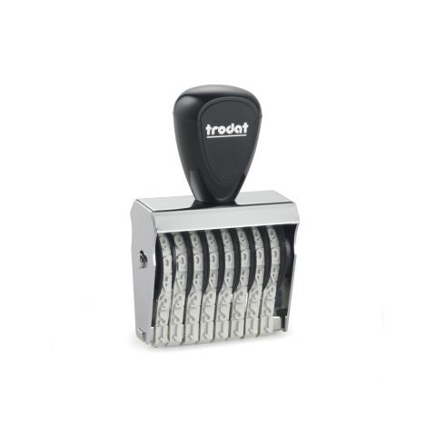 Numerador trodat entintaje manual con 8 bandas 5 mm