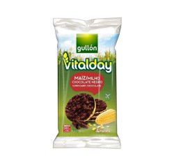 Tortitas de maiz gullon vitalday chocolate negro paquete de 4 unidades 25 g