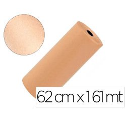 Papel kraft liderpapel marron bobina ancho 62 cm longitud 161 m gramaje 70 g peso 7 kg