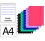 Cuaderno ingeniox foam a4 80h rayado horizontal colores intense surtidos