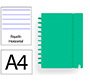 Cuaderno ingeniox foam a4 80h rayado horizontal verde