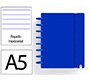 Cuaderno ingeniox foam a5 80h rayado horizontal azul oscuro