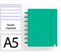 Cuaderno ingeniox foam a5 80h rayado horizontal verde
