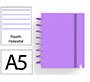 Cuaderno ingeniox foam a5 80h rayado horizontal violeta