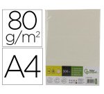 Papel color liderpapel din a4 80 gr amarillo neon paquete de 500 hojas