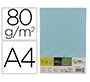 Papel color liderpapel din a4 80 gr celeste paquete de 500 hojas